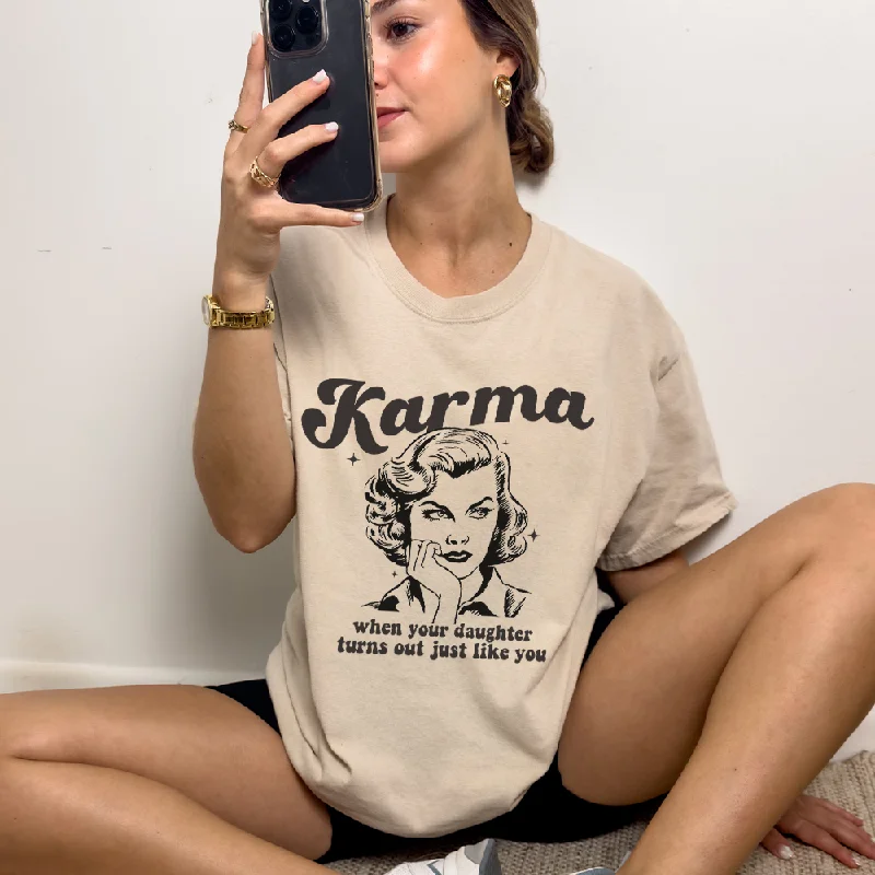 Karma.. she's Just Like You Retro Women's T-Shirt