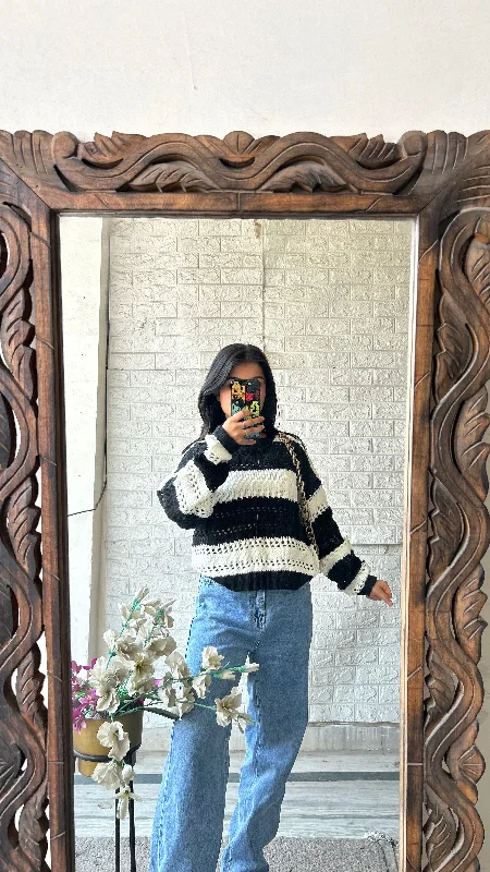 Crochet sweater S