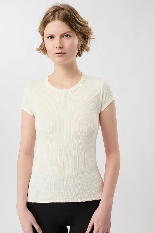 Piqué Roundneck (White), GOTS