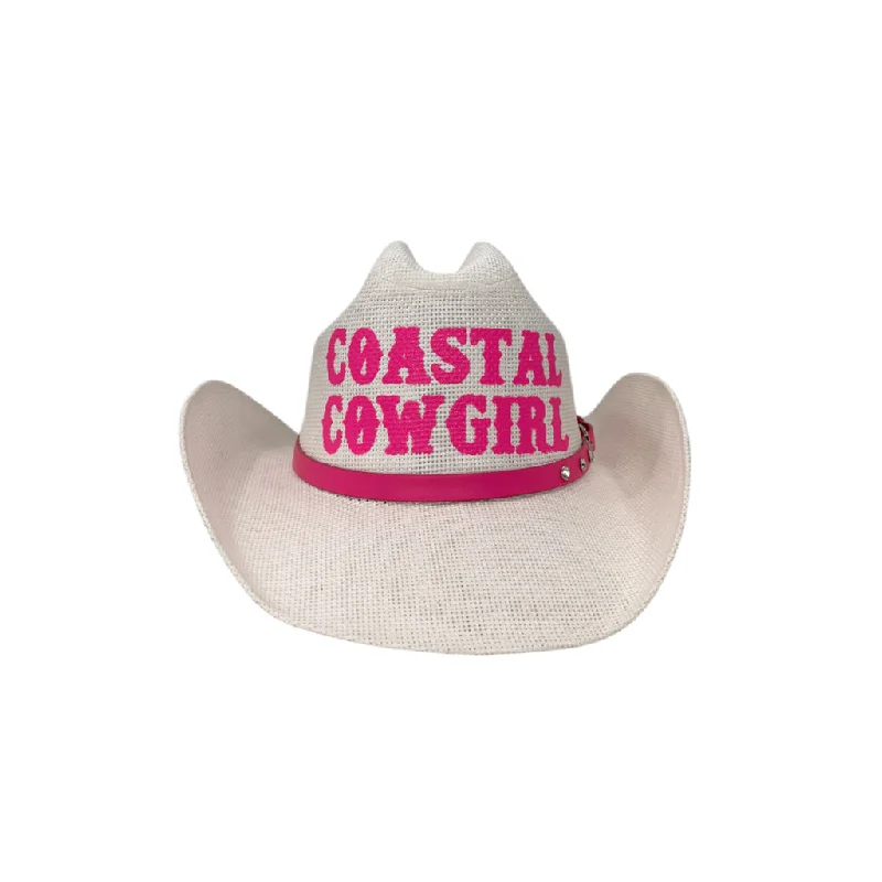 CH-1043- COSTAL COWGIRL WHITE/PINK