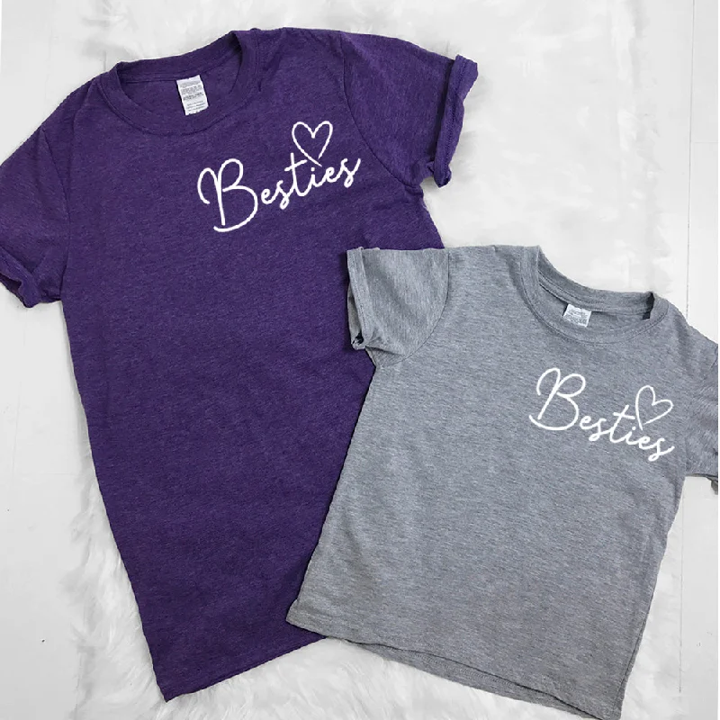 Besties Mini Logo Mum & Kid Matching Tees (MRK X)