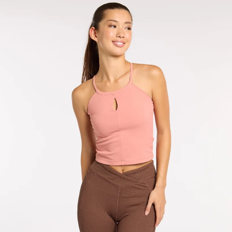 Halter Top Pink Clay