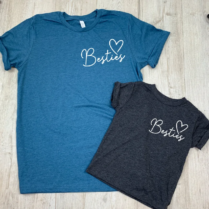 Besties Mini Logo Mum & Kid Matching Tees (MRK X)