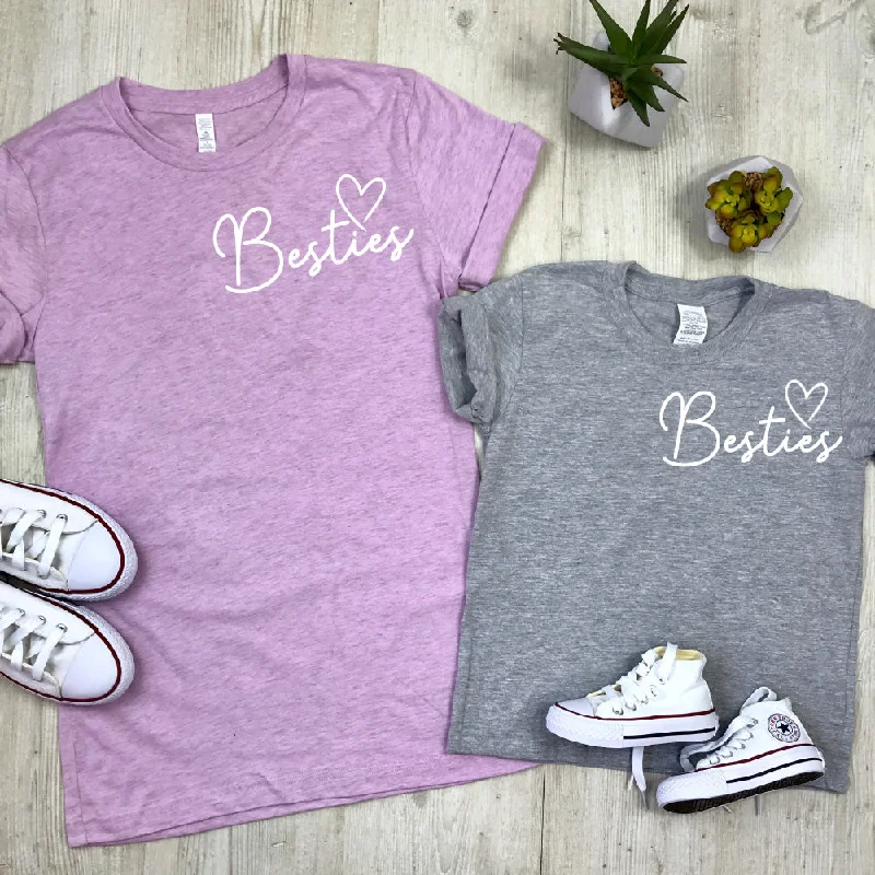 Besties Mini Logo Mum & Kid Matching Tees (MRK X)