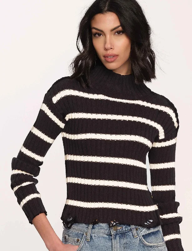 Cleo Sweater I Black Earthy Women's Hemp - based
