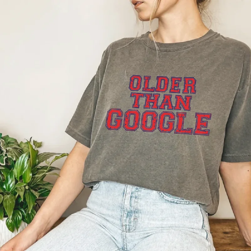 Generation: Mum - Older Than Google Acid Wash Oversized Tees