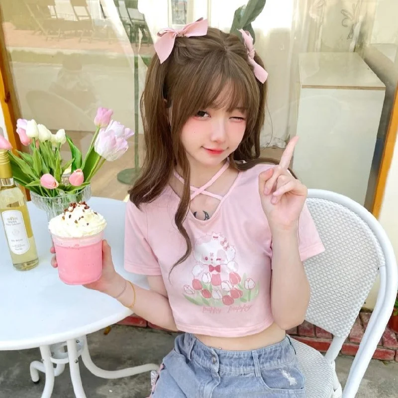 Spring Bunny Crop Top