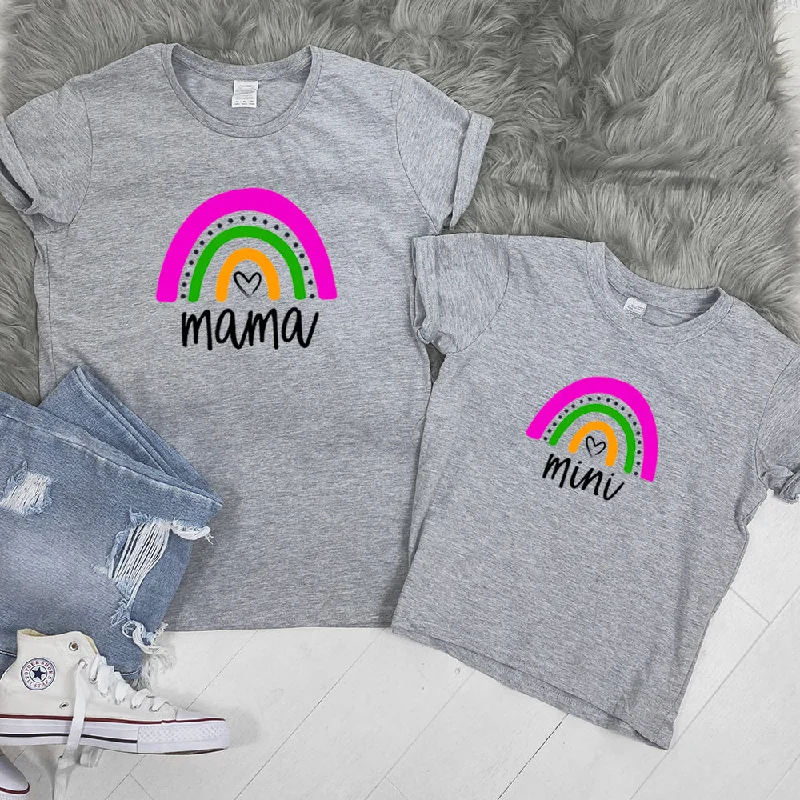 Mama & Mini Rainbow Matching Tees (MRK X)