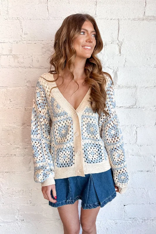 Landree Crochet Cardigan Sophisticated Women's 