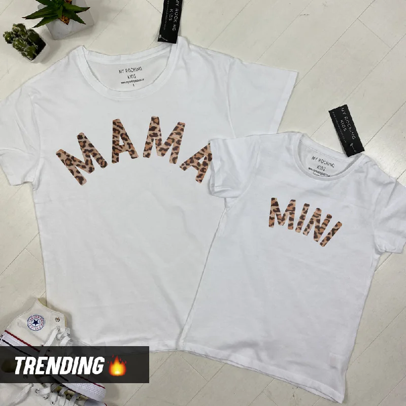 Mama & Mini Mum & Kid Matching T-Shirts White (MRK X)