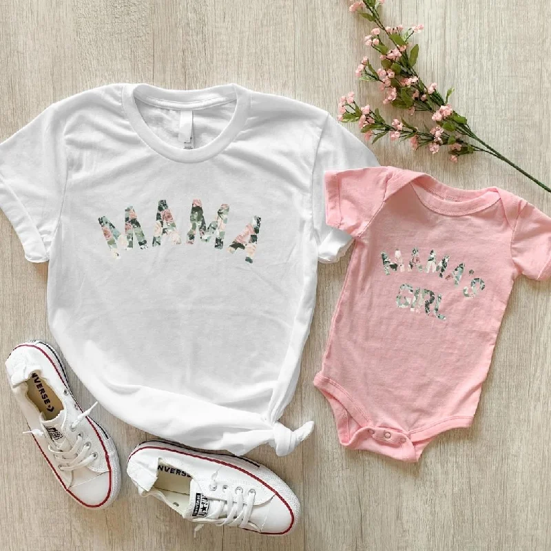 Mama & Mama's Girl Floral Matching T-Shirt/Vest (MRK X)