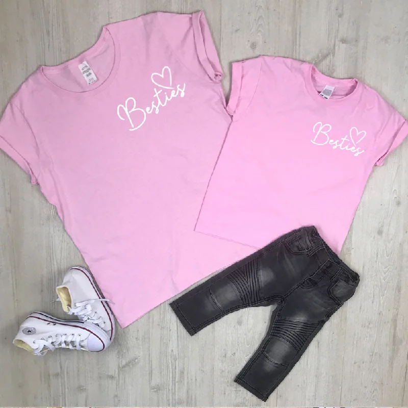 Besties Mini Logo Mum & Kid Matching Tees (MRK X)