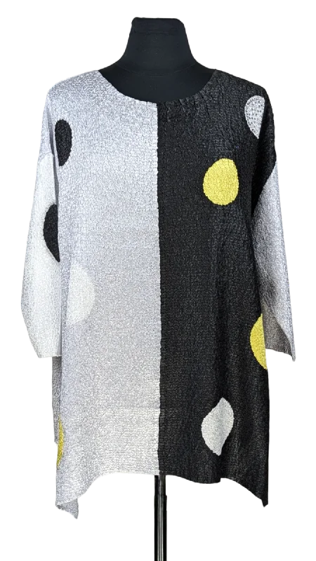 Colorblocked Dot Sensation Tunic French