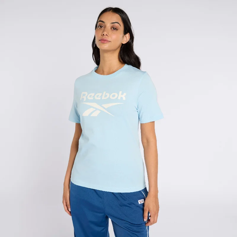 Reebok Identity Big Logo Tee Soft Blue