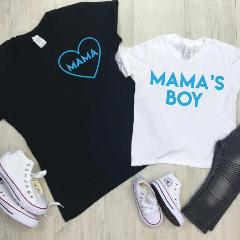 Mama & Mama's Boy Mum & Kid Matching Tees (MRK X)