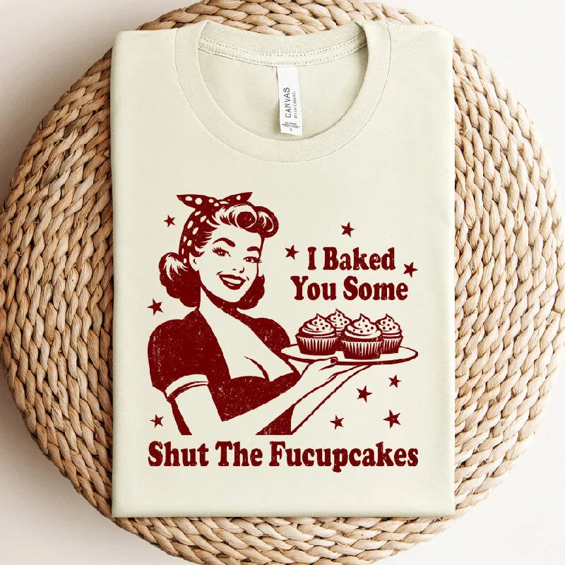 Baked The Cupcakes Distressed T-Shirt