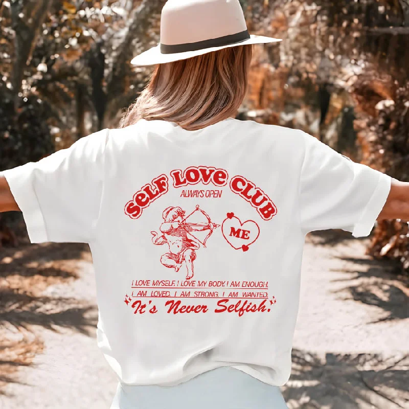 Self Love Club Cupid Back Logo T-Shirt