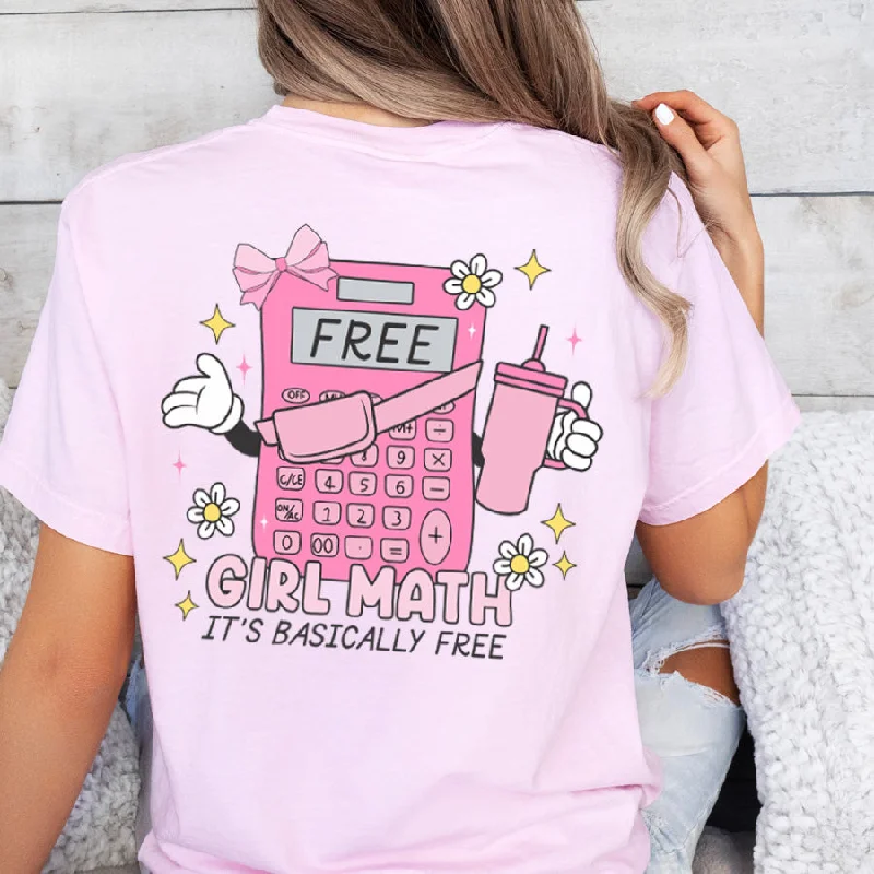 The Girl Math Calculator T-Shirt