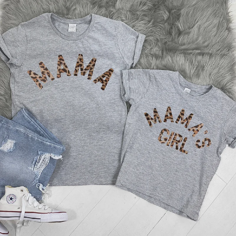 Mama & Mama's Girl Leopard T-Shirts (MRK X)