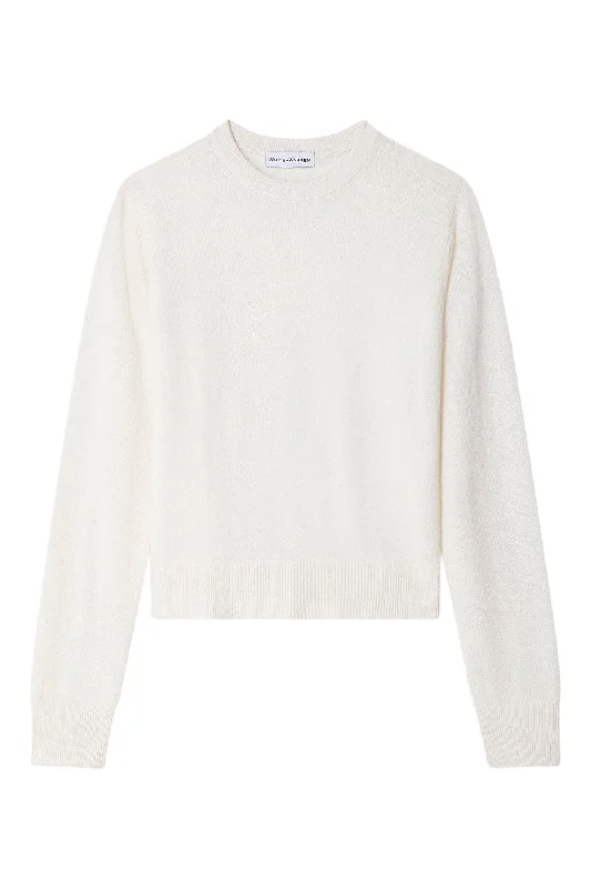 White & Warren Cashmere Crewneck Sweater Stylish Women's Neon