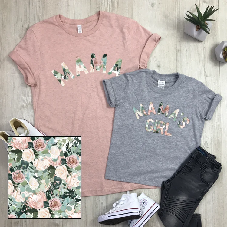 Mama & Mama's Girl Floral T-Shirts (MRK X)