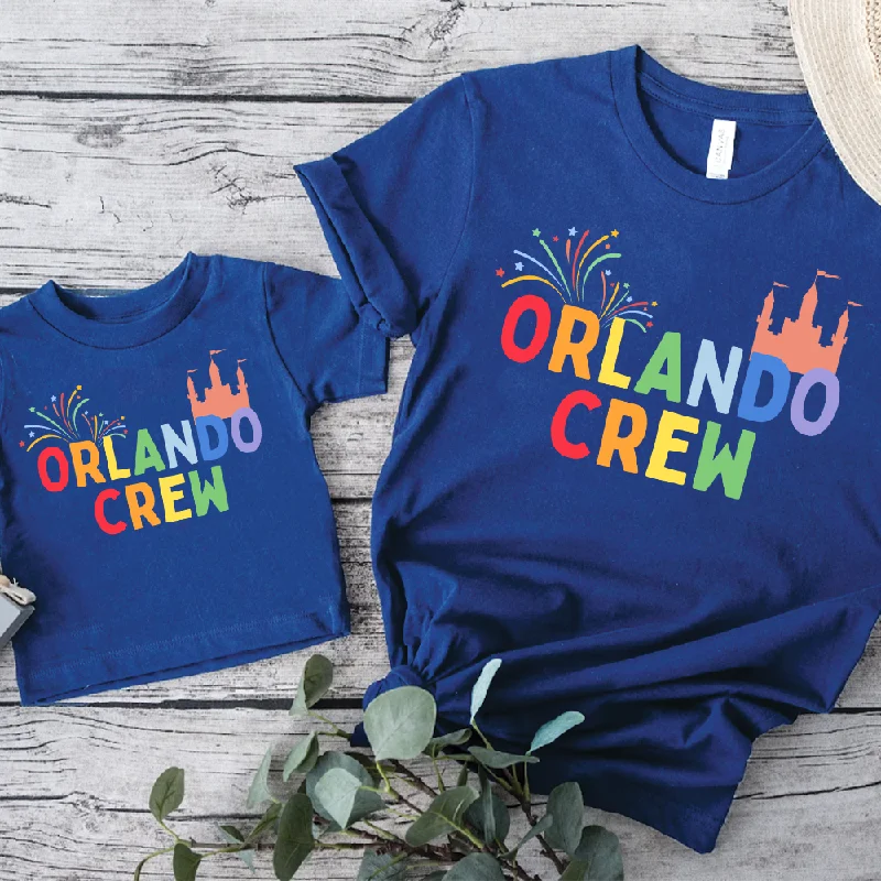 Orlando Crew Family Matching Royal Blue T-Shirts