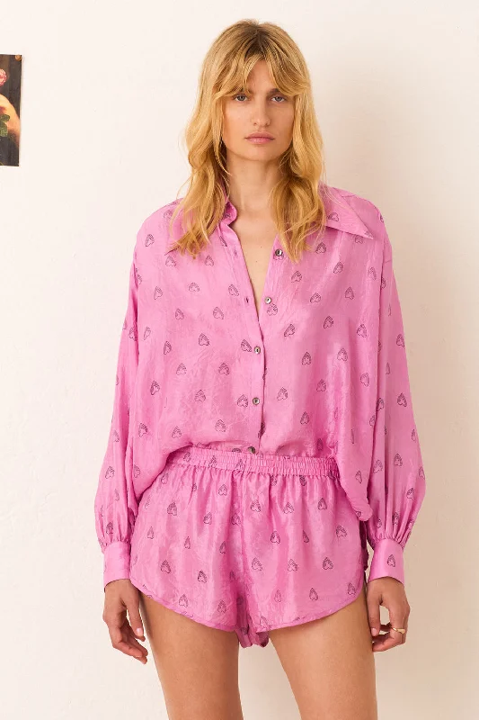 EMERY FUCHSIA HEART SHIRT *pre-order*