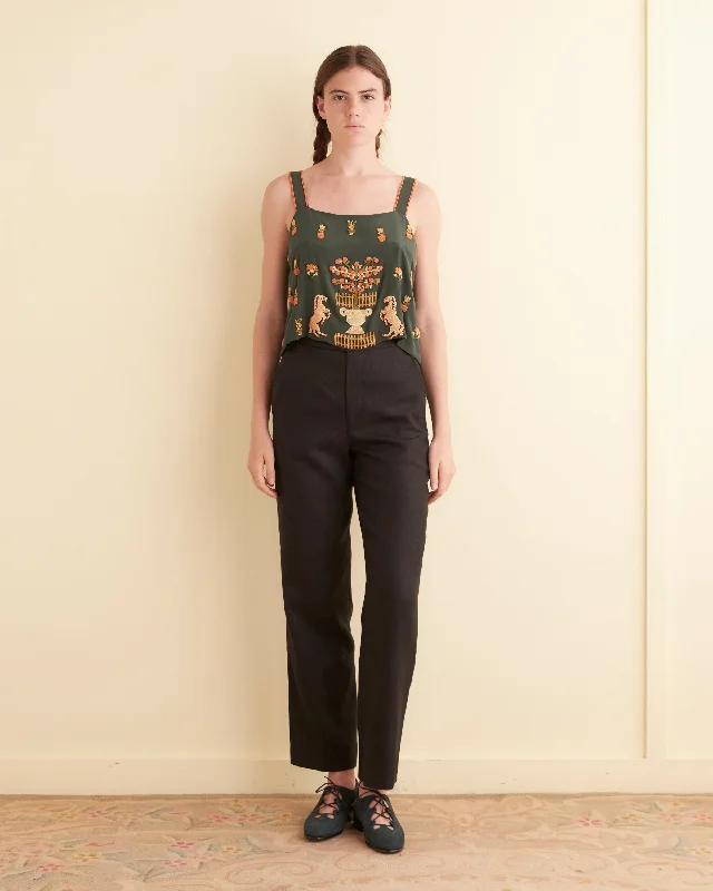 Beaded Paddock Sampler Tank Vintage Women's 1970S 
