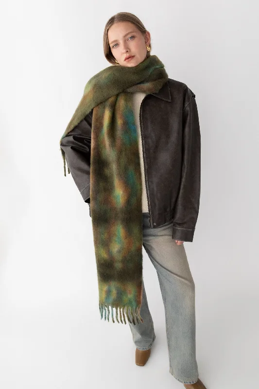 TIE DYE SCARF Elegant Women's 