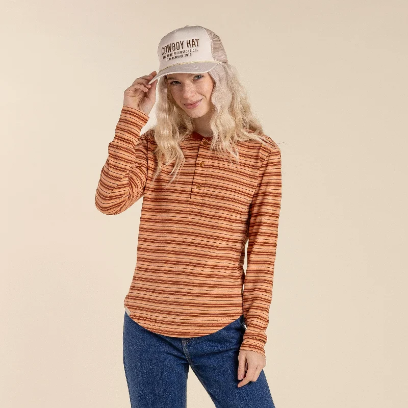 The Maven Henley Bohemian Women's Free