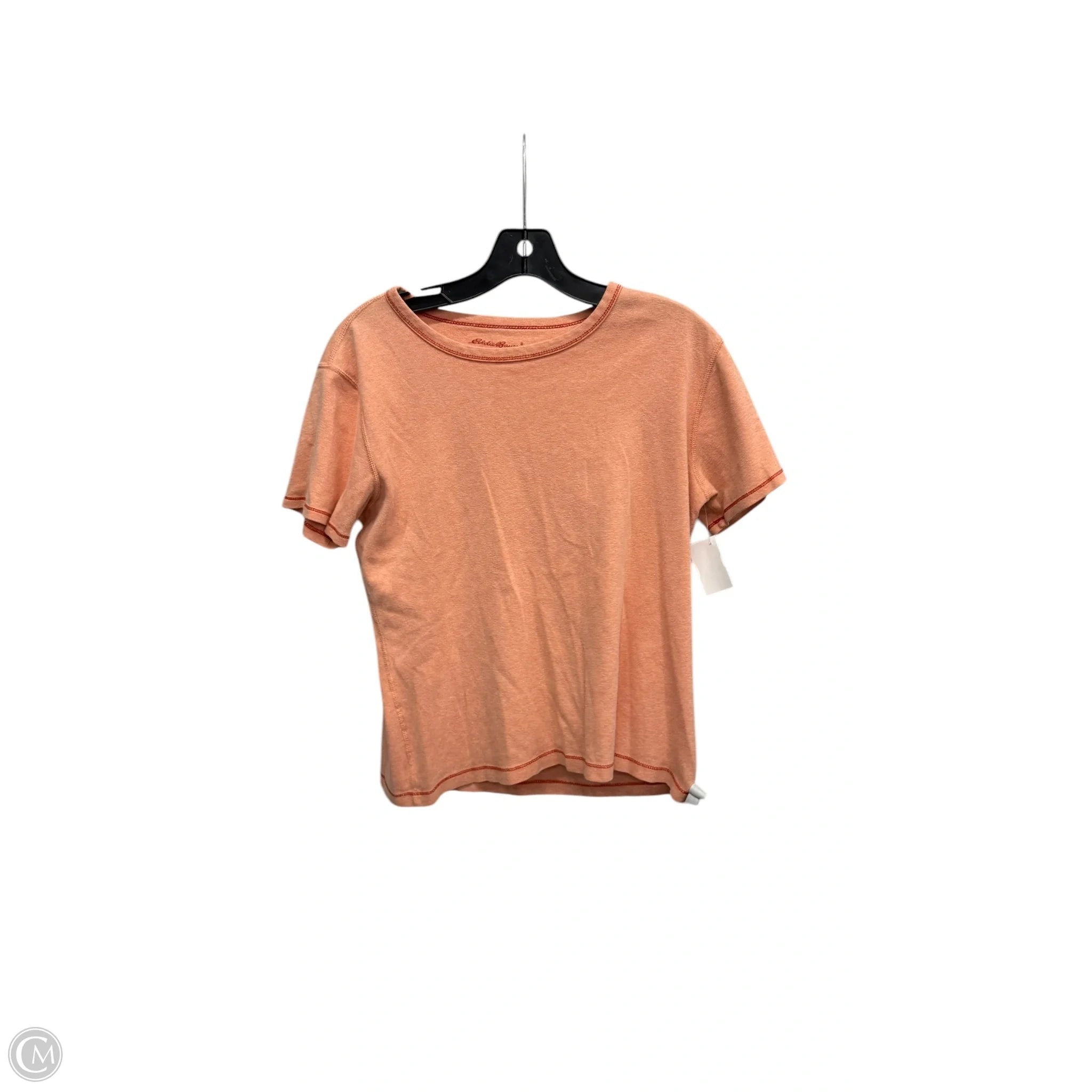 Top Short Sleeve By Eddie Bauer In Orange, Size: L Luxurious Women's High -  end