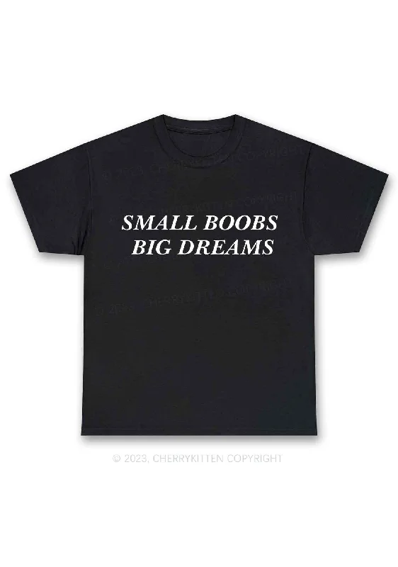 Small But Big Dreams Y2K Chunky Shirt Cherrykitten Modern Women's Tech