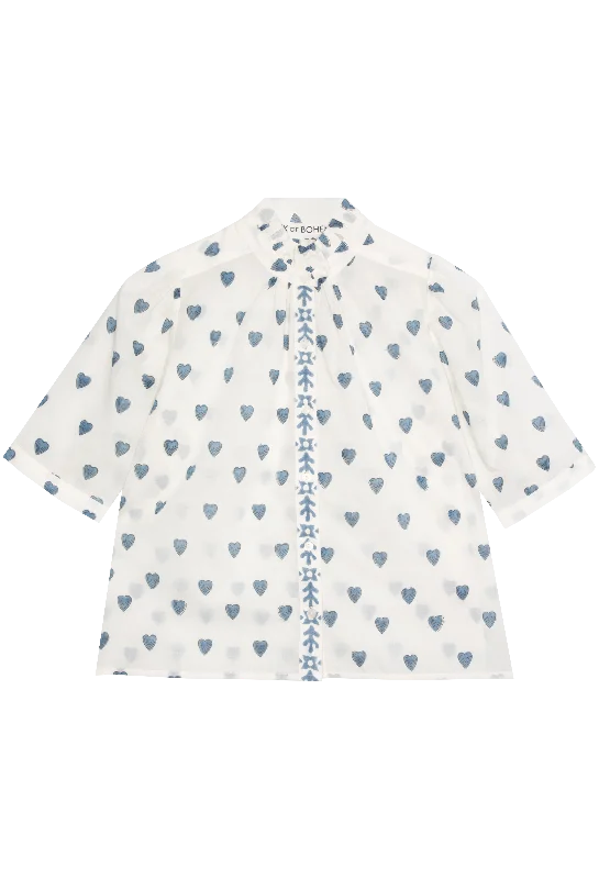 Winn Indigo Heart Shirt