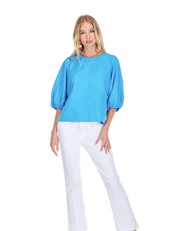 Bondi Blue Relaxed Blouse