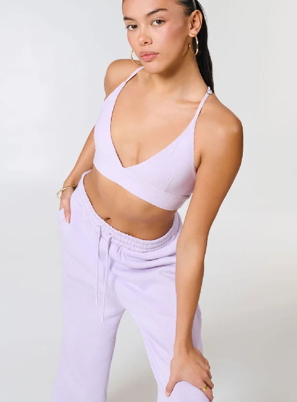 Girls Tap-in Triangle Top Lavender