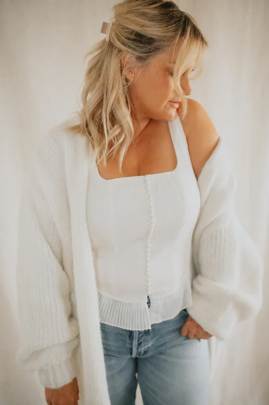 The Zinnia Top by Heartloom - Eggshell Luxurious Women's High -  end