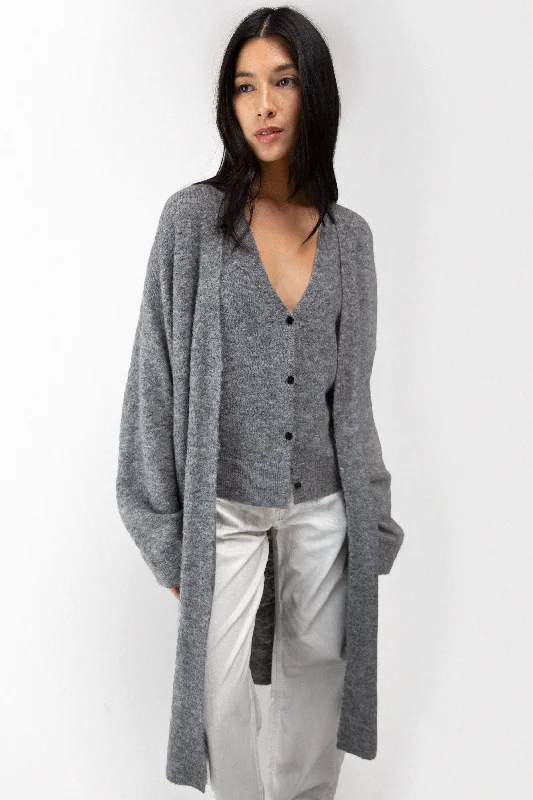 OPEN FRONT CARDIGAN Earthy Women's Hemp - based