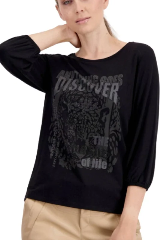 LEO PRINT TEE - 807242MNR Classic Women's Tweed