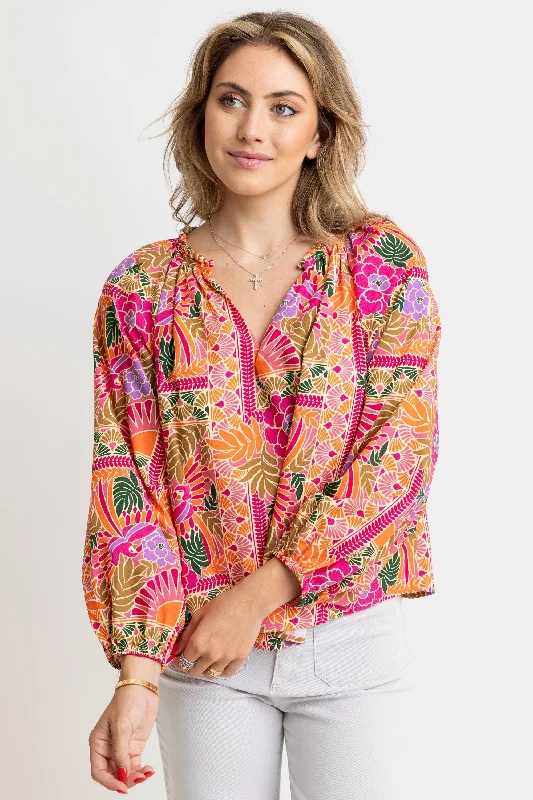 Toucan Scarf Top