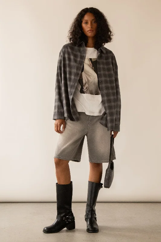PLAID SHIRT Traditional Women's Wool
