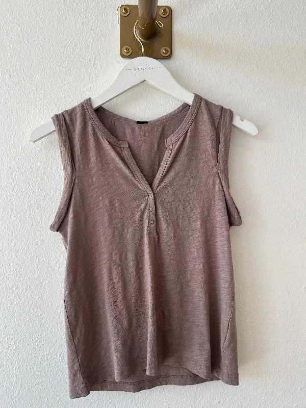 Mushroom Henley Roll Sleeve Top Edgy Women's Punk