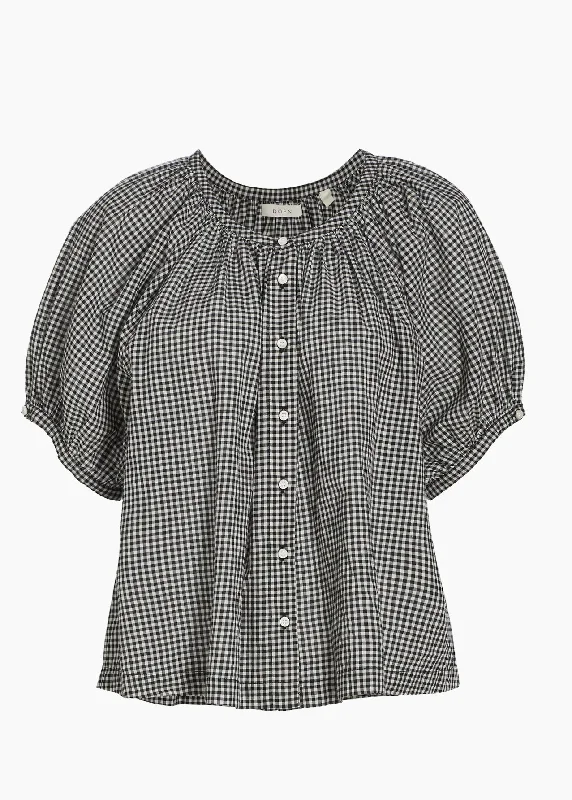 June Top Maddalena Gingham