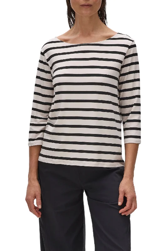 RELAXED BOAT NECK - F5322630 Practical Women's Quick - dry